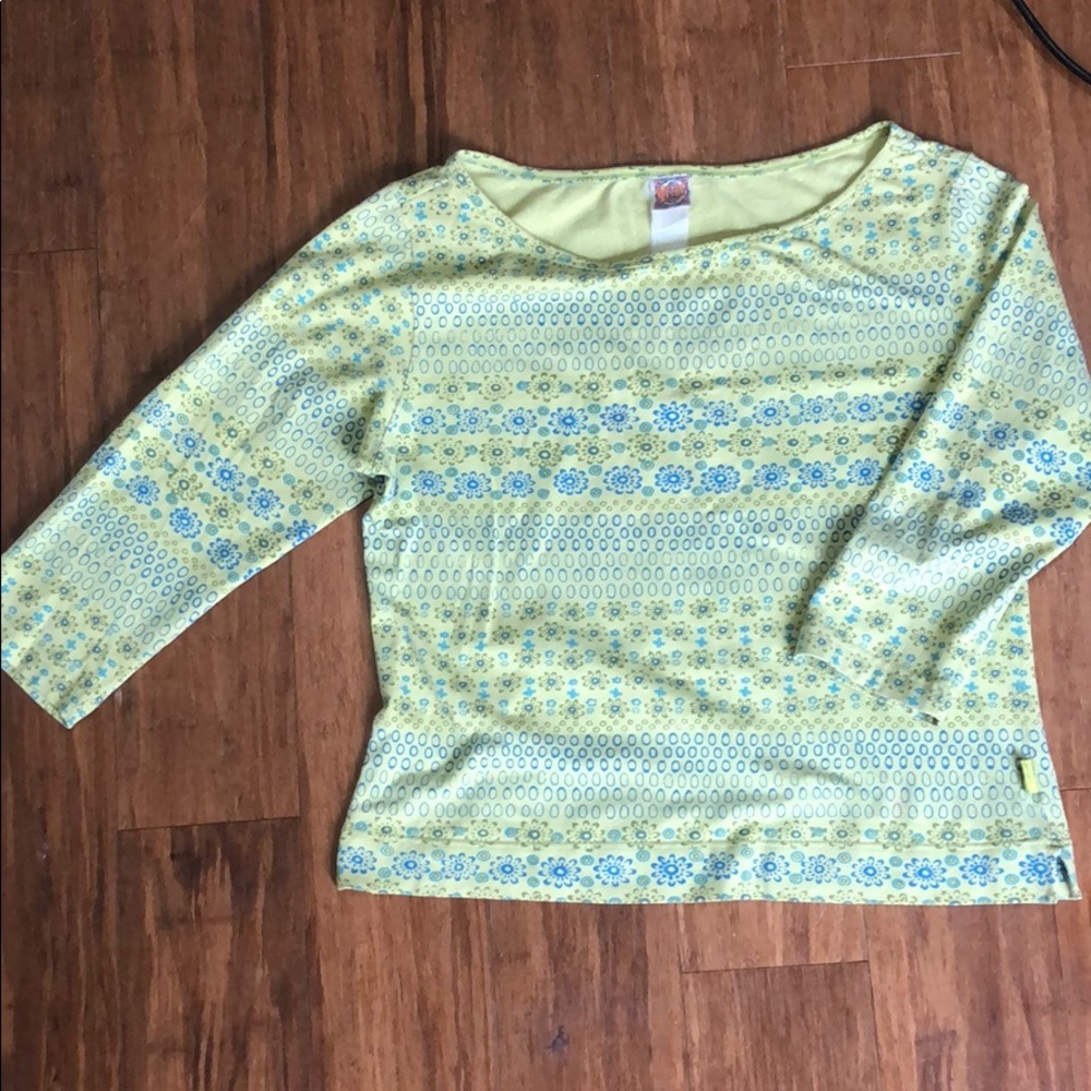 Vintage oilily green shirt, perfect 90svibe